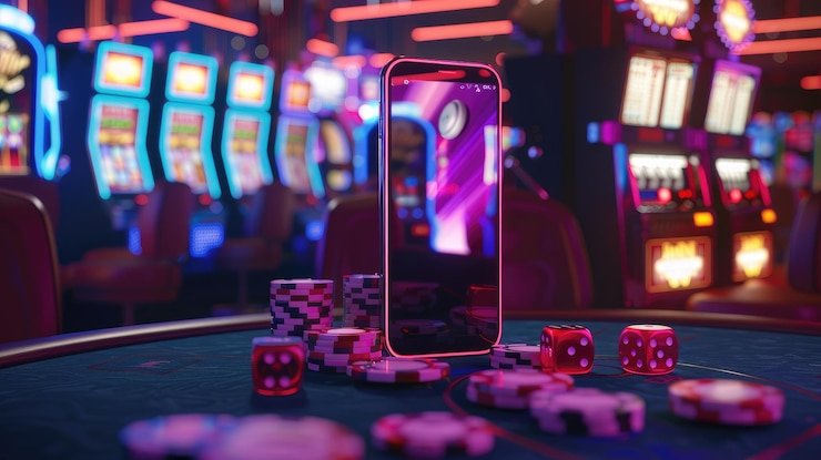 betway65 ক্লাসিক টেবিল গেমসের দৃশ্য — কার্ড ও চিপস সহ গেমিং টেবিল